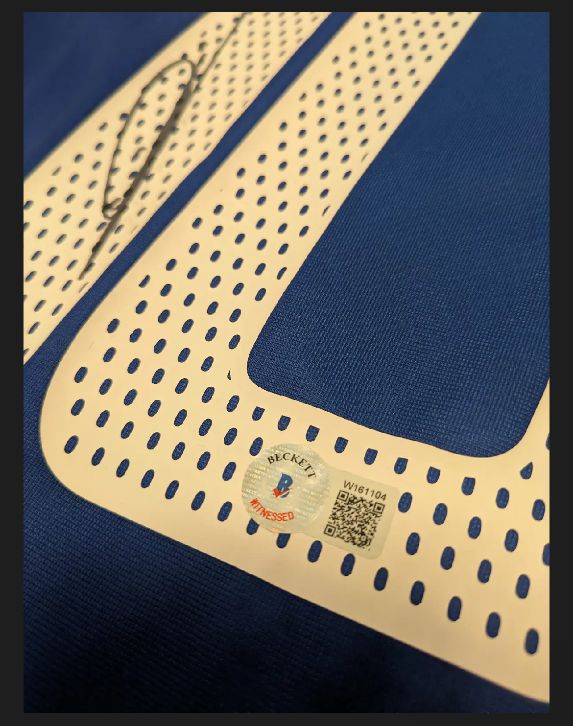 Maillot Équipe de France, signé par Zinedine Zidane EURO 2004