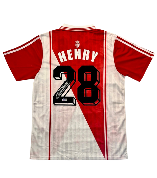 Maillot AS Monaco, signé par Thierry Henry (Rookie Year)