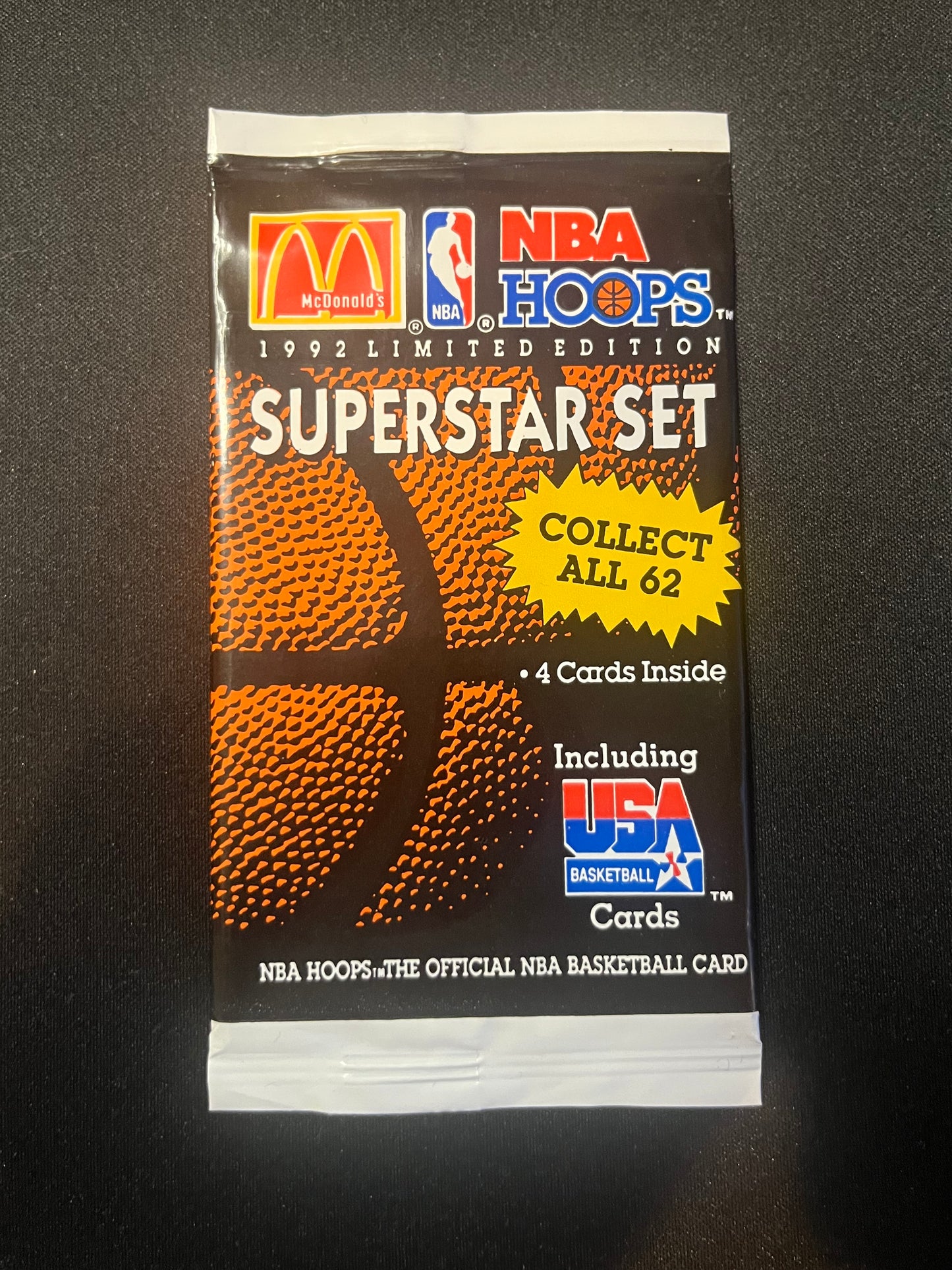 Booster NBA 1992 Hoops McDonald’s - 4 cartes