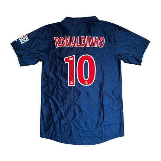 Maillot PSG, signé par Ronaldinho
