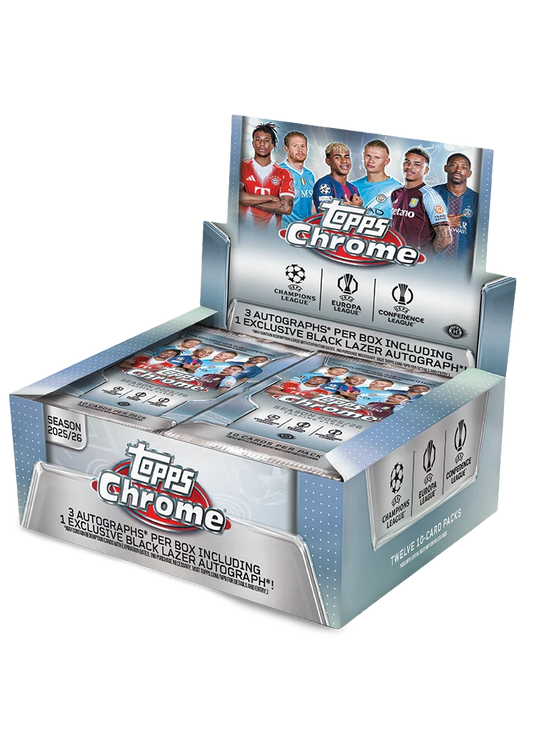 Topps Chrome UEFA Club Competitions 2025-26 - Jumbo Box